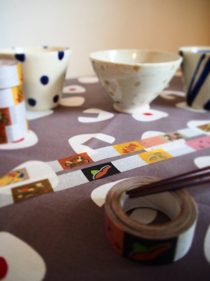 ご飯ならべ太 15mm幅 長さ9m 1本 マスキングテープ orata.net