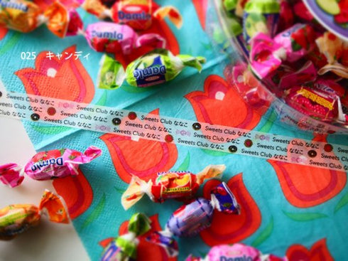 おら太シリーズ(25)キャンディ 15mm幅 長さ9m 1本 マスキングテープ orata.net