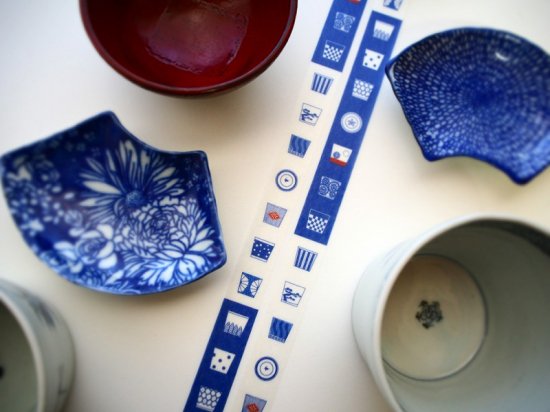 そば猪口ならべ太 15mm幅 長さ9m 1本 マスキングテープ orata.net