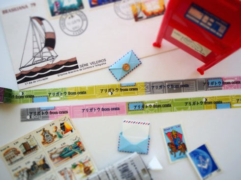 大人のおら太シリーズ(9)レター 15mm幅 長さ9m 1本 マスキングテープ orata.net