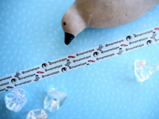 おら太シリーズ(38)スケボーペンギン 15mm幅 長さ9m 1本 マスキングテープ orata.net