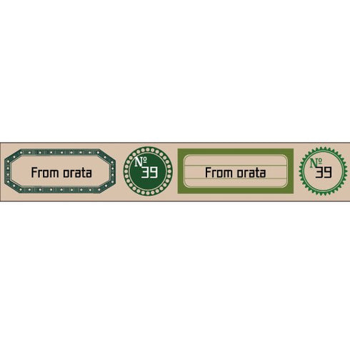 大人のおら太シリーズ(15)ミニラベルⅡ 15mm幅 長さ9m 1本 マスキングテープ orata.net