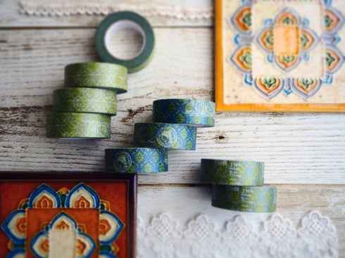 ウォールペーパー・ジンジャー 15mm幅 長さ9m 1本 マスキングテープ orata.net