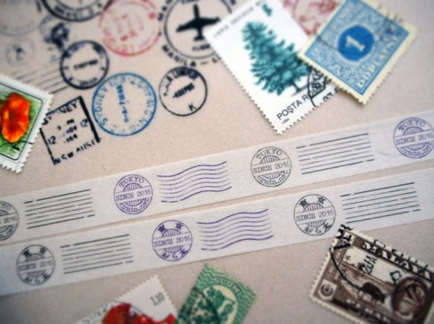 大人のおら太シリーズ(23)消印 15mm幅 長さ9m 1本 マスキングテープ orata.net