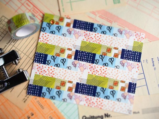 重なりならべ太 15mm幅 長さ9m 1本 マスキングテープ orata.net