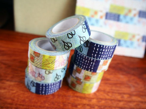 重なりならべ太 15mm幅 長さ9m 1本 マスキングテープ orata.net