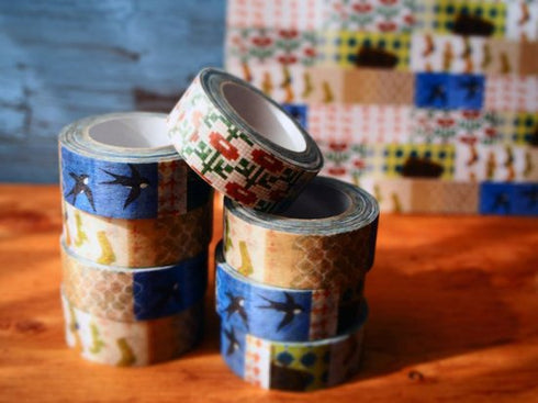 重なりならべ太Ⅱ 15mm幅 長さ9m 1本 マスキングテープ orata.net