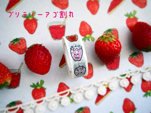 アゴ割れ苺ならべ太 15mm幅 長さ9m 1本 マスキングテープ orata.net