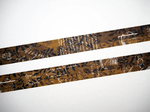 ウォールペーパー・カカオ 15mm幅 長さ9m 1本 マスキングテープ orata.net