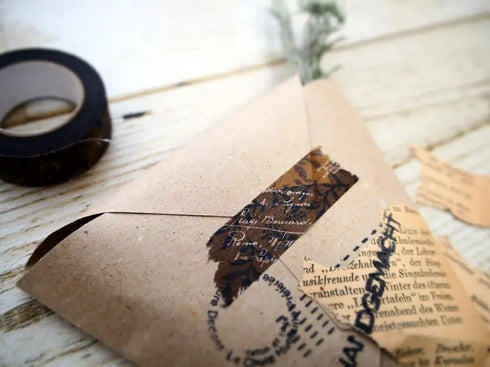 ウォールペーパー・カカオ 15mm幅 長さ9m 1本 マスキングテープ orata.net