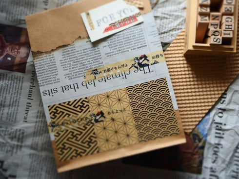 おくっ太シリーズ(16)お届け飛脚 15mm幅 長さ9m 1本 マスキングテープ orata.net