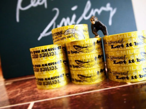 おくっ太シリーズ(21)SMILE 15mm幅 長さ9m 1本 マスキングテープ orata.net