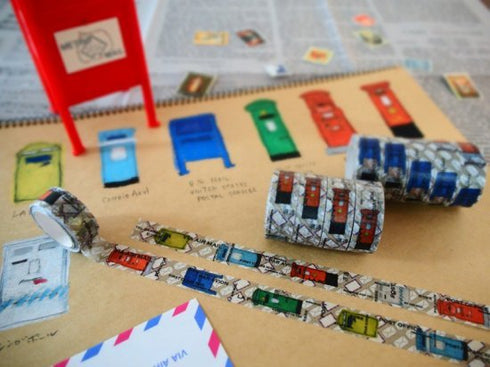 おくっ太シリーズ(25)POST 15mm幅 長さ9m 1本 マスキングテープ orata.net