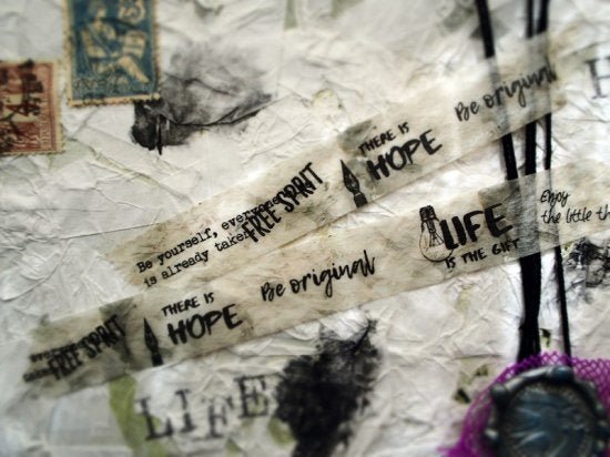 おくっ太シリーズ(30)LIFE 15mm幅 長さ9m 1本 マスキングテープ orata.net