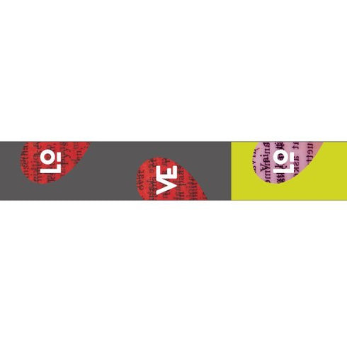 おくっ太シリーズ(34)レトロラブ 15mm幅 長さ9m 1本 マスキングテープ orata.net