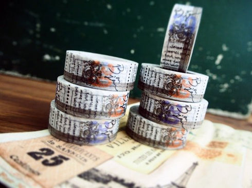 おくっ太シリーズ(35)Bonjour 15mm幅 長さ9m 1本 マスキングテープ orata.net