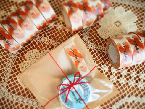 おくっ太シリーズ(5)ココロばかり 15mm幅 長さ9m 1本 マスキングテープ orata.net