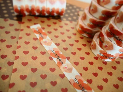 おくっ太シリーズ(5)ココロばかり 15mm幅 長さ9m 1本 マスキングテープ orata.net