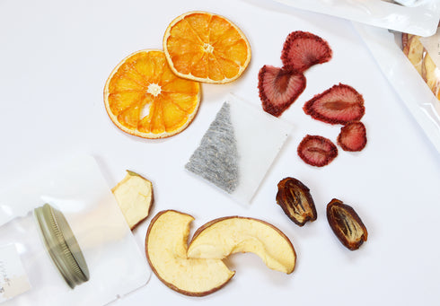 ノンシュガーフルーツティー4種テイストセット(和紅茶×2、グリーンルイボスティー×1、ジャスミンティー)