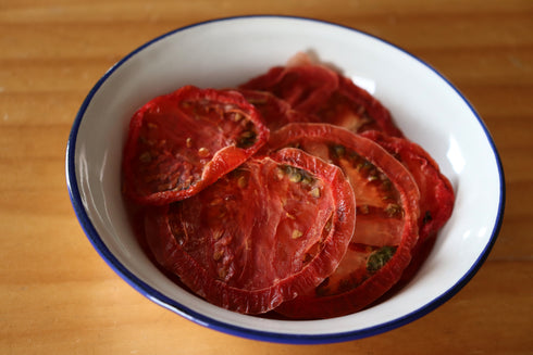 山梨県産トマトは甘味と酸味のバランス絶妙。規格外品で作った真っ赤なドライトマト ドライフルーツ・乾燥野菜 BLUE BLUEBERRY FARM