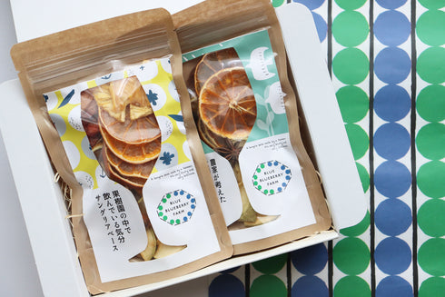 サングリアベース2種詰め合わせギフトボックス(BCセット) サングリアベース BLUE BLUEBERRY FARM and orata.net online store