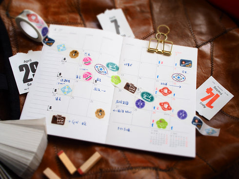 予定ならべ太 15mm幅 長さ9m 1本 マスキングテープ orata.net