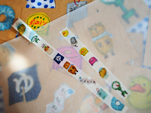 銭湯日和 15mm幅 長さ9m 1本 マスキングテープ orata.net