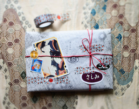 オノマトペならべ太 15mm幅 長さ9m 1本 マスキングテープ orata.net