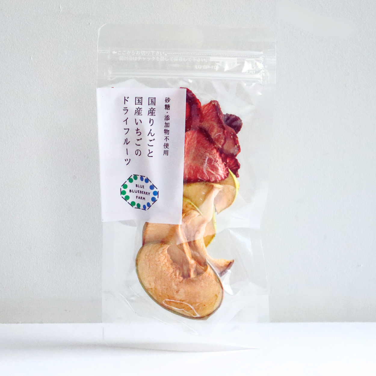 国産りんごと国産いちごのドライフルーツ