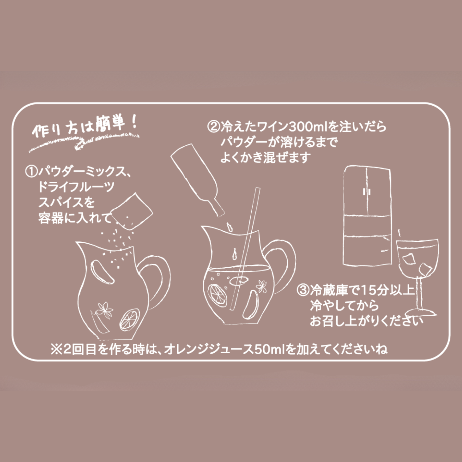 ワインが大好きな人のためのサングリアベース