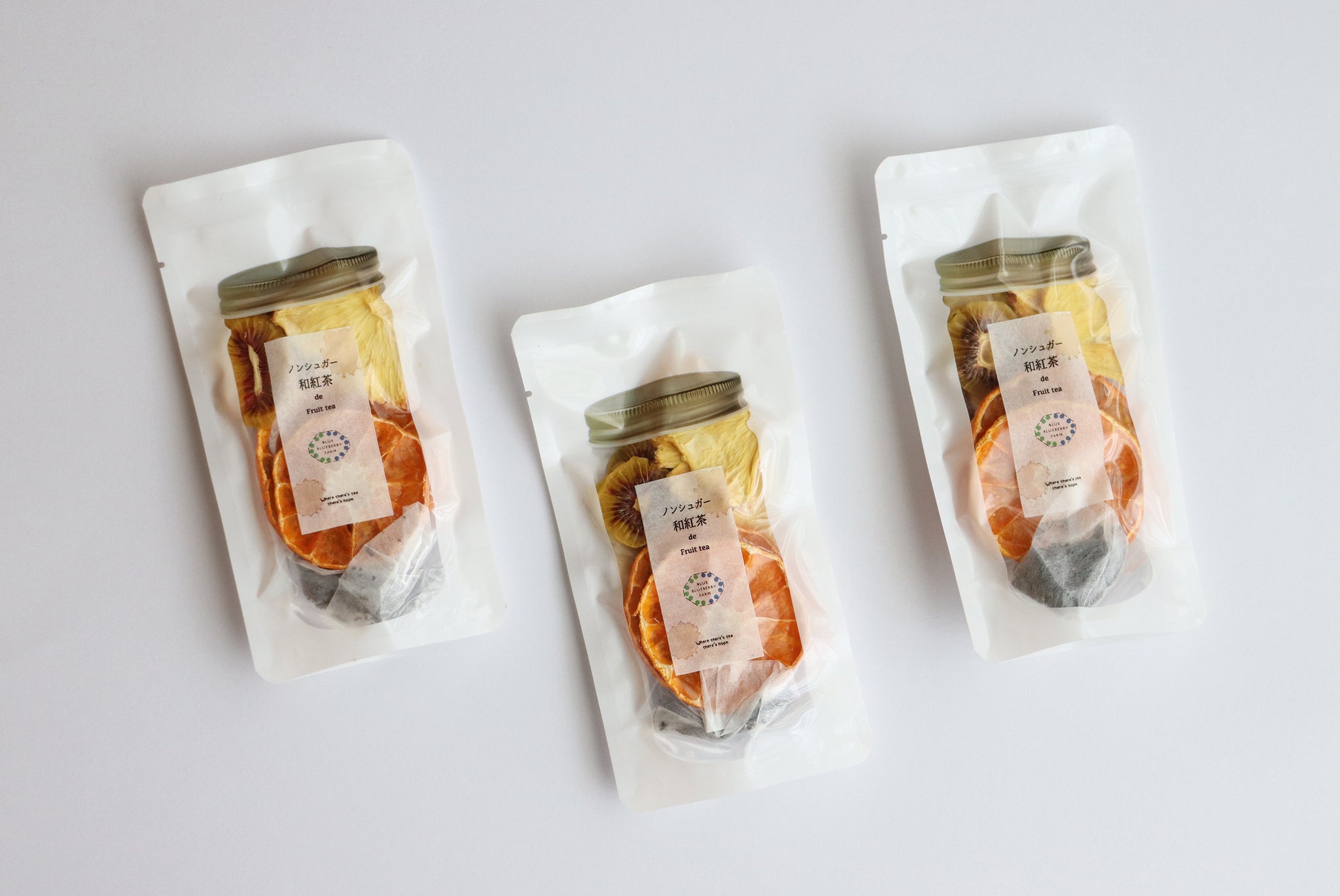 ノンシュガー和紅茶deフルーツティー[みかん・ラフランス・パイン・キウイ]　