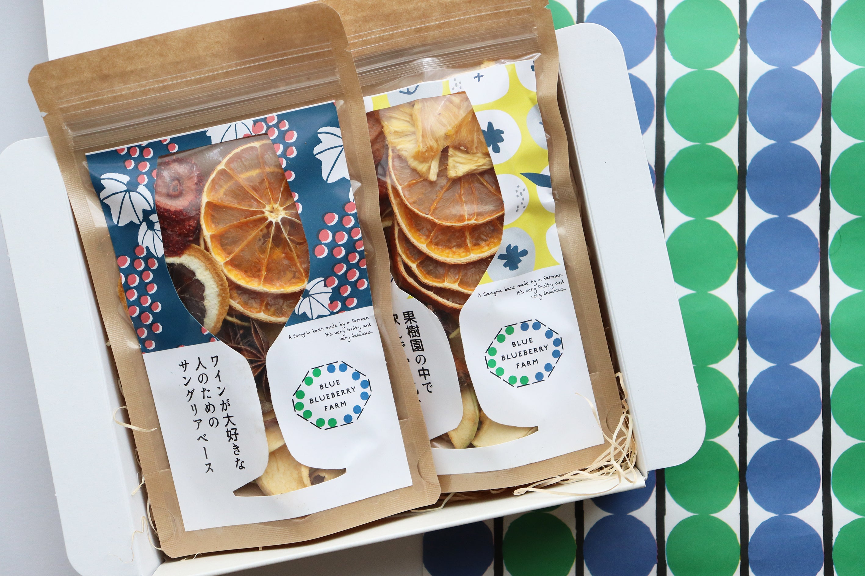 サングリアベース2種詰め合わせギフトボックス（ABセット） サングリアベース BLUE BLUEBERRY FARM and orata.net online store   