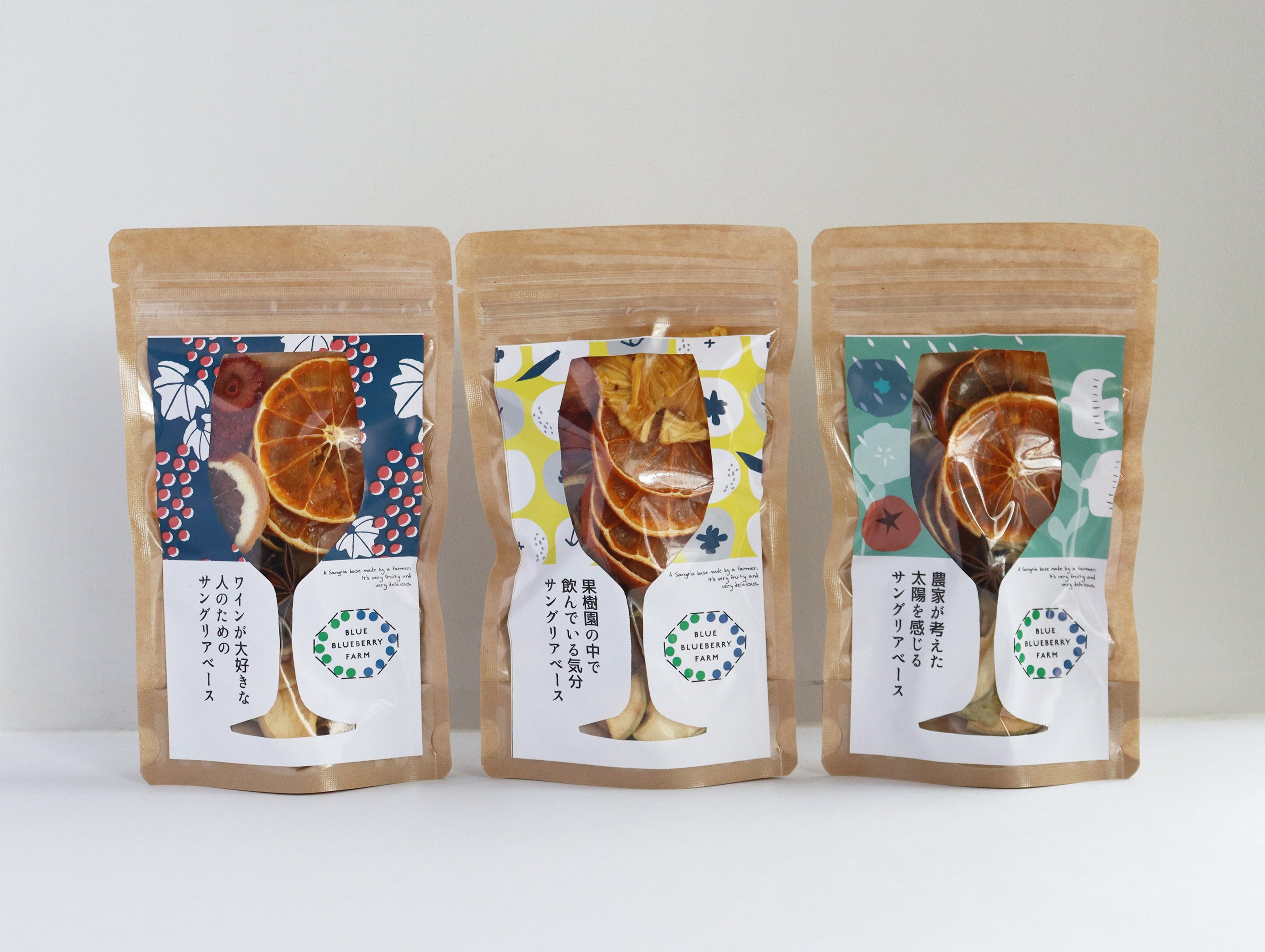 サングリアベース3種テイストセット exclusive at BLUE BLUEBERRY FARM 